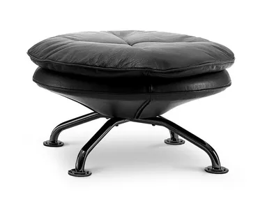 SINGLE - Upholstered leather footstool _ i 4 Mariani